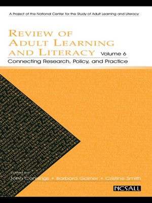 cover image of Review of Adult Learning and Literacy, Volume 6